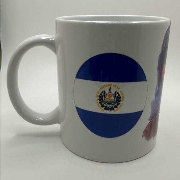 Nayib Bukele Coffee Mug | El Salvador Souvenir Coffee Mug - Picture 2 of 3